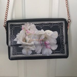 Ted Baker navy floral handbag